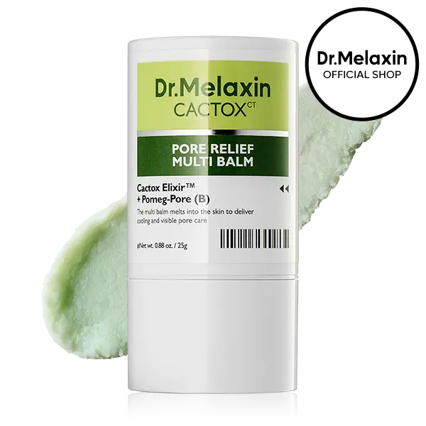 CACTOX PORE RELIEF MULTI BALM with Cactus Cooling Reduce Puffiness & Pore Tightening for Visible Pore Care Skin Repair