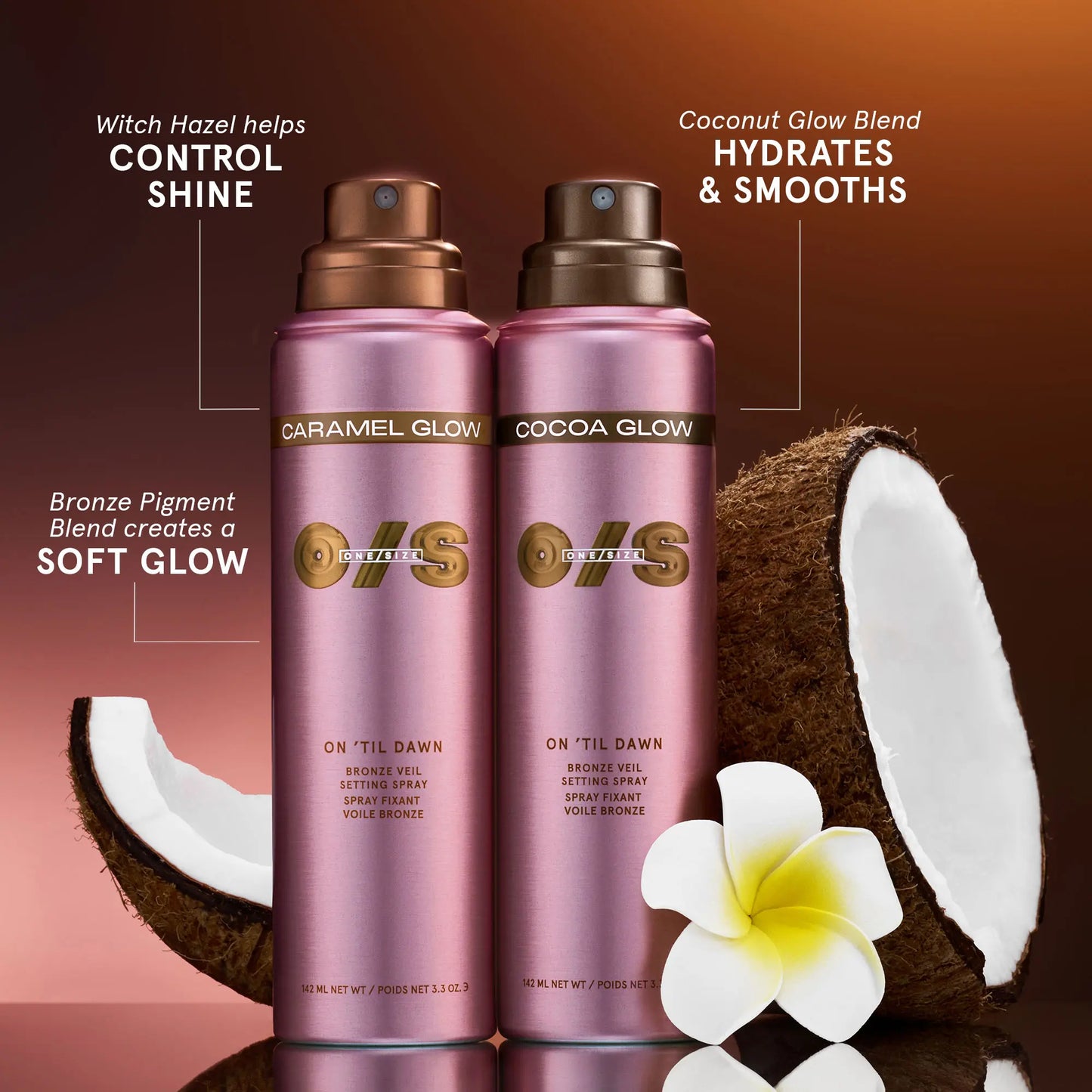 On 'Til Dawn Bronze Veil Waterproof Setting Spray