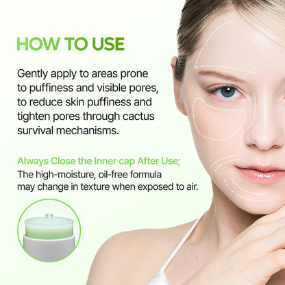 CACTOX PORE RELIEF MULTI BALM with Cactus Cooling Reduce Puffiness & Pore Tightening for Visible Pore Care Skin Repair