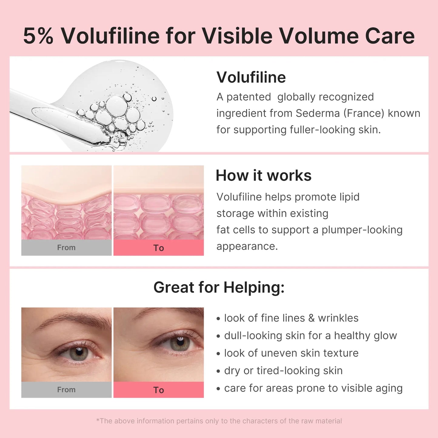 PDRN Pink | All In One Volufiline, PDRN, NAD Stick for Youthful-Looking, Helping Look of Fine Lines, Firming Care, Anti-Aging Care | For Under-Eyes, Neck, Forehead, Smile Lines, Lip Care