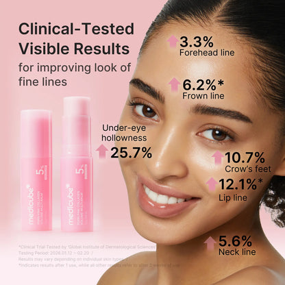 PDRN Pink | All In One Volufiline, PDRN, NAD Stick for Youthful-Looking, Helping Look of Fine Lines, Firming Care, Anti-Aging Care | For Under-Eyes, Neck, Forehead, Smile Lines, Lip Care